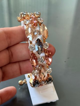 Bracciale Cristalli Multicolore Oro