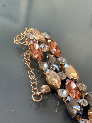 Bracciale Cristalli Multicolore Oro