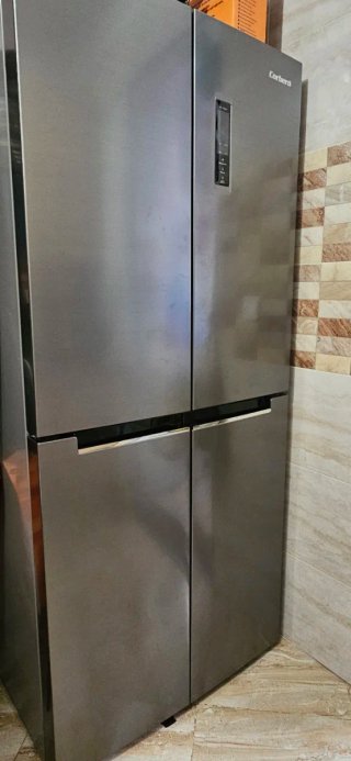 Nevera combi acero inoxidable
