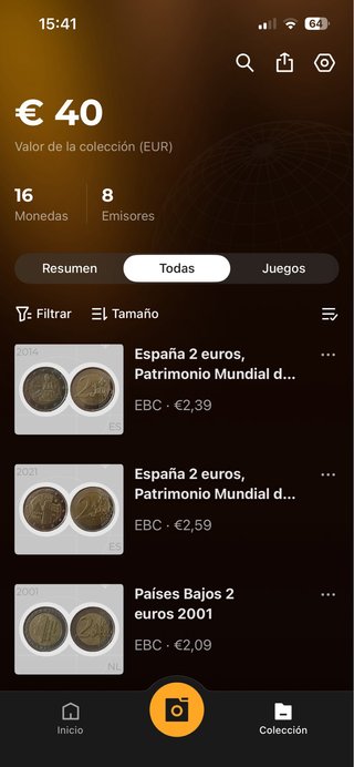 Monedas 2 euros