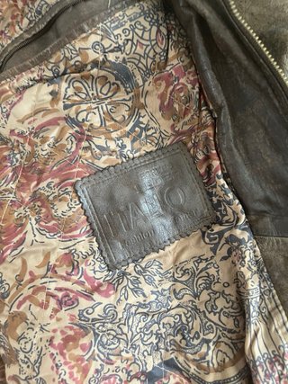 Chaqueta Piel Vintage ITALO Echtes Leder