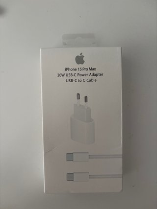 Cargador Apple 20W USB-C + Cable USB-C