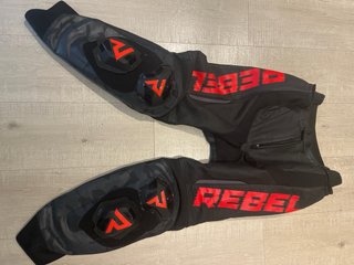 Pantalón Cuero Moto Rebelhorn Rebel Talla 54 Nuevo
