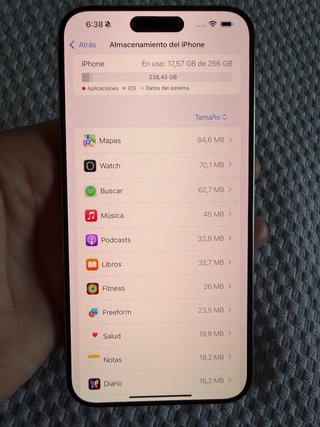 iPhone 15 Pro Max Titanio 256GB 90% Batería