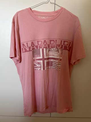 Camiseta Napapijri Rosa Talla M