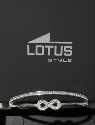 Pulsera Lotus Infinito Circonitas Plata