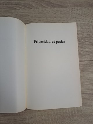 Privacidad es poder