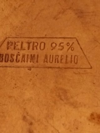 Antichità:Set peltro AurelioBoscaini Ribassato €30