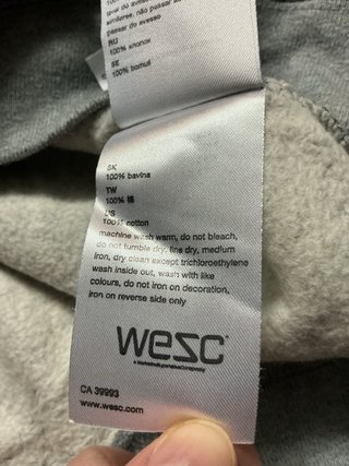 Sudadera WeSC Hombre Talla M