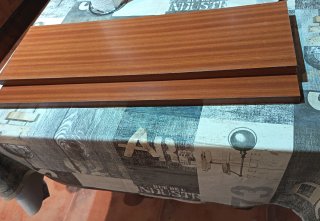 2 Baldas Madera 65x20 y 65x25
