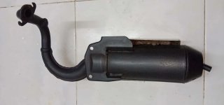 Tubo de escape moto Peugeot