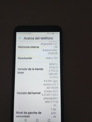 Honor 7S Negro