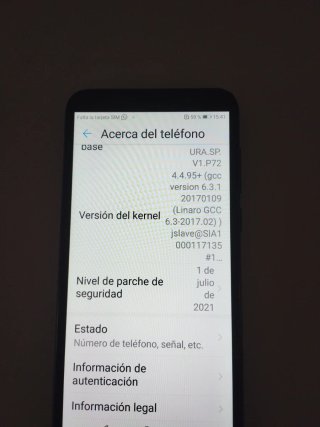 Honor 7S Negro