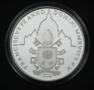 Moneda Vaticano 5 Euro Plata 2017 Gedenktag