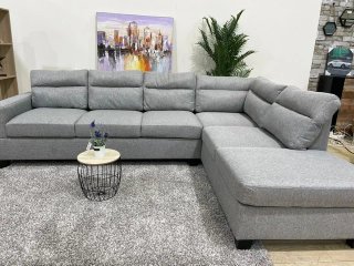 Sofá Rinconera Chaise Longue Gigante 274cm Gris