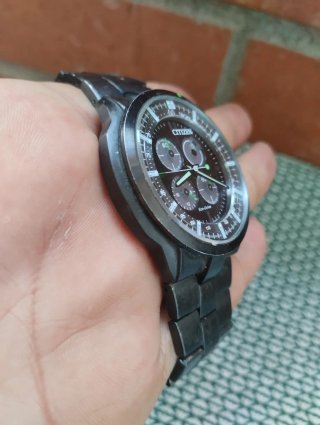 Reloj Citizen Eco-Drive Cronógrafo Negro