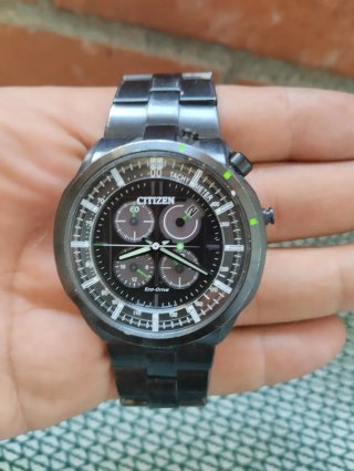 Reloj Citizen Eco-Drive Cronógrafo Negro