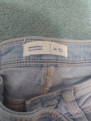 Pantalón vaquero azul talla 34