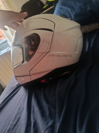 Casco modular integral blanco