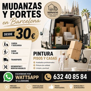 Mudanzas y Portes en Barcelona