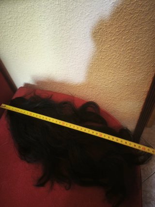 Coletero pelo negro 40 cm
