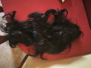 Coletero pelo negro 40 cm