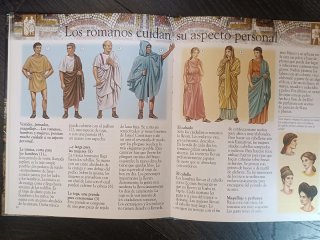 Libro los romanos con imágenes