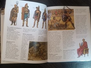 Libro los romanos con imágenes