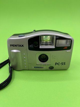 Câmara Pentax PC-55 Prata e Preta
