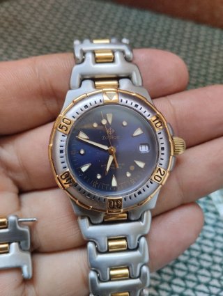 Reloj Zodiac Acero Dorado y Plateado