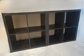 Mueble Cubo Madera Negro