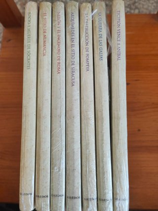 Lote libros Grecia y Roma nuevos