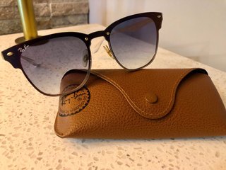 Gafas de Sol Ray-Ban Blaze Cat Eye Azul/Dorado