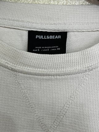 Camiseta Pull&Bear Beige Talla S