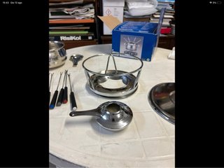 Set Fondue Acciaio Inox 11 Pezzi