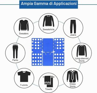 Piegatore per vestiti / magliette Flip Fold