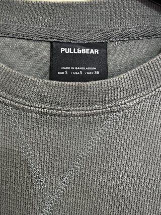 Camiseta Pull&Bear Verde Oliva  Talla S