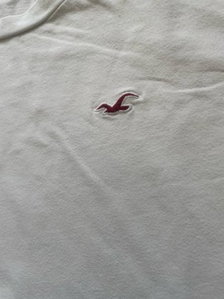 Camiseta Hollister Blanca Talla M