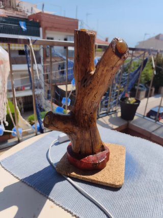 Lámpara artesanal meditación energía