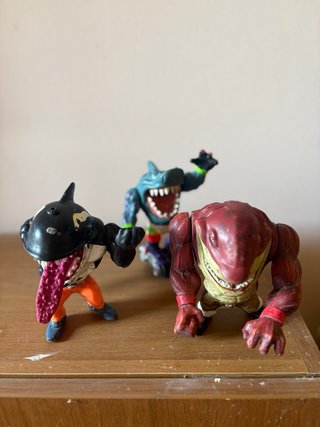 Lotto 3 Street Sharks Vintage Mattel Anni '90