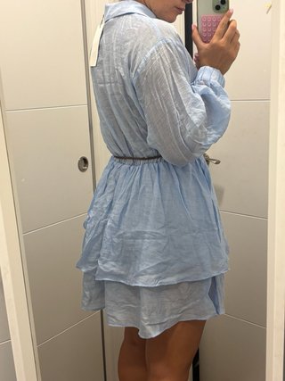 Vestido Zara azul talla M