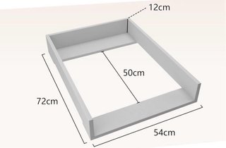 Cambiador madera cómoda Ikea