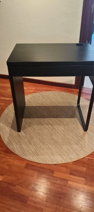 Escritorio Ikea Negro Madera
