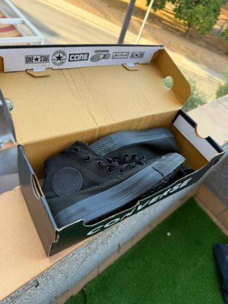 Converse All Star Negras Talla 38 Nuevas