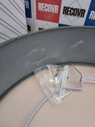 Plafón techo textil 2×E27 Ø38 cm – B.K.Licht
