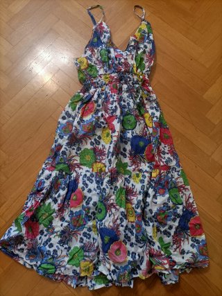 Vestido corto estampado floral