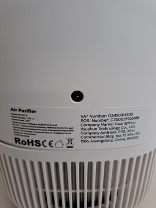Purificador aire HEPA H13 5 W silencioso – Aroeve