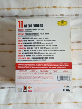 13 DVD di Musica Classica Deutsche Grammophon