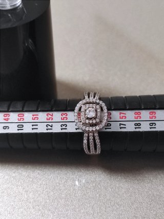 Anillo Plata 925 Mujer Circonitas
