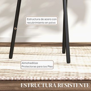 Pack 2 Sillas de comedor de Ratán sintético